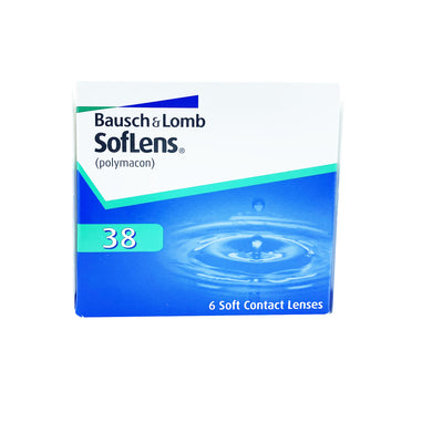 B&L Soflens 38 Clear Contact Lenses