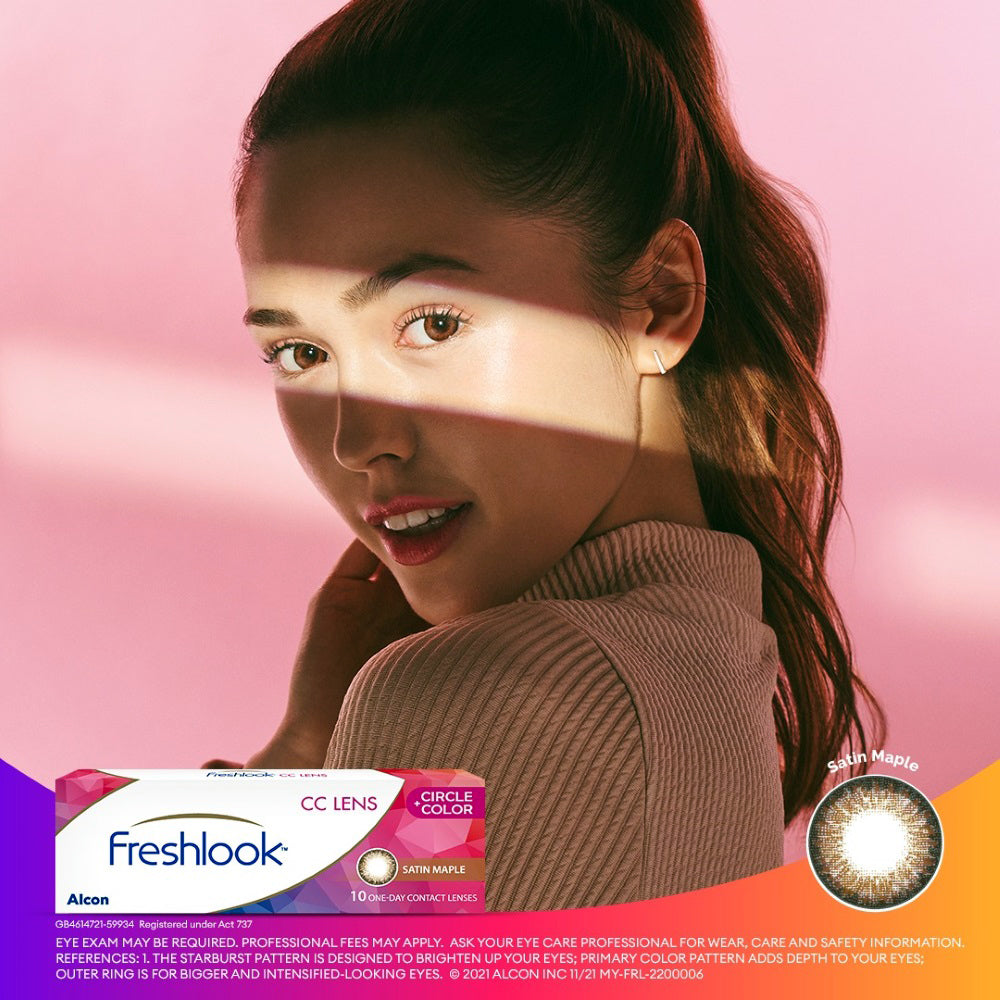 Fresh Color Lens Freshlook CC Coloured Lens (Daily / 10 Lenses) – Des Optics Group