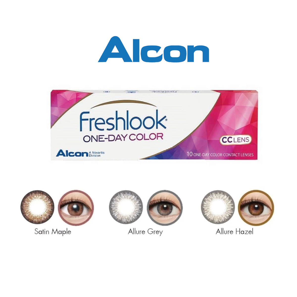 Freshlook CC Coloured Lens (Daily / 10 Lenses) – Des Optics Group