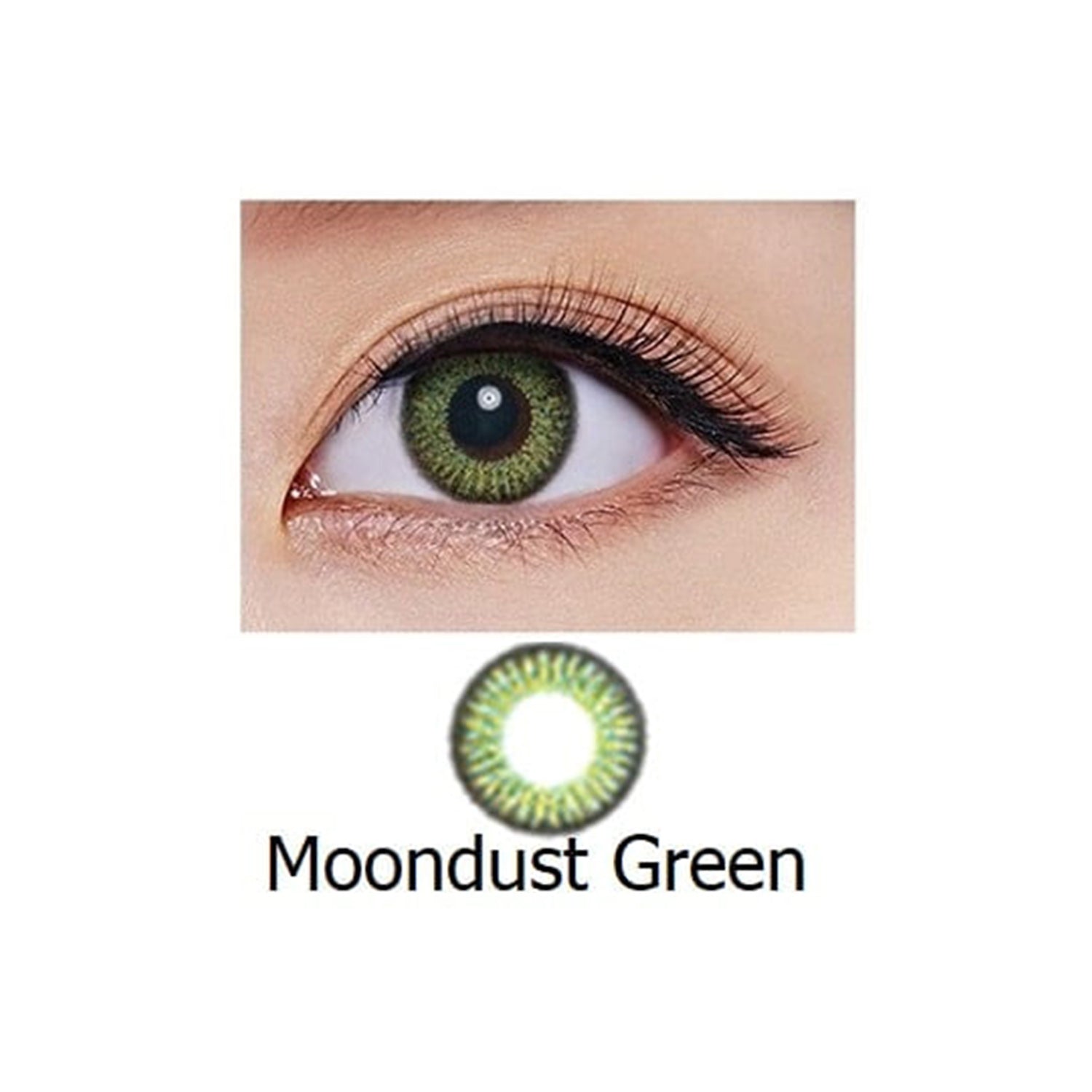 Moon And Star Green Eye Contacts Starry Contacts - Cool! Talk About